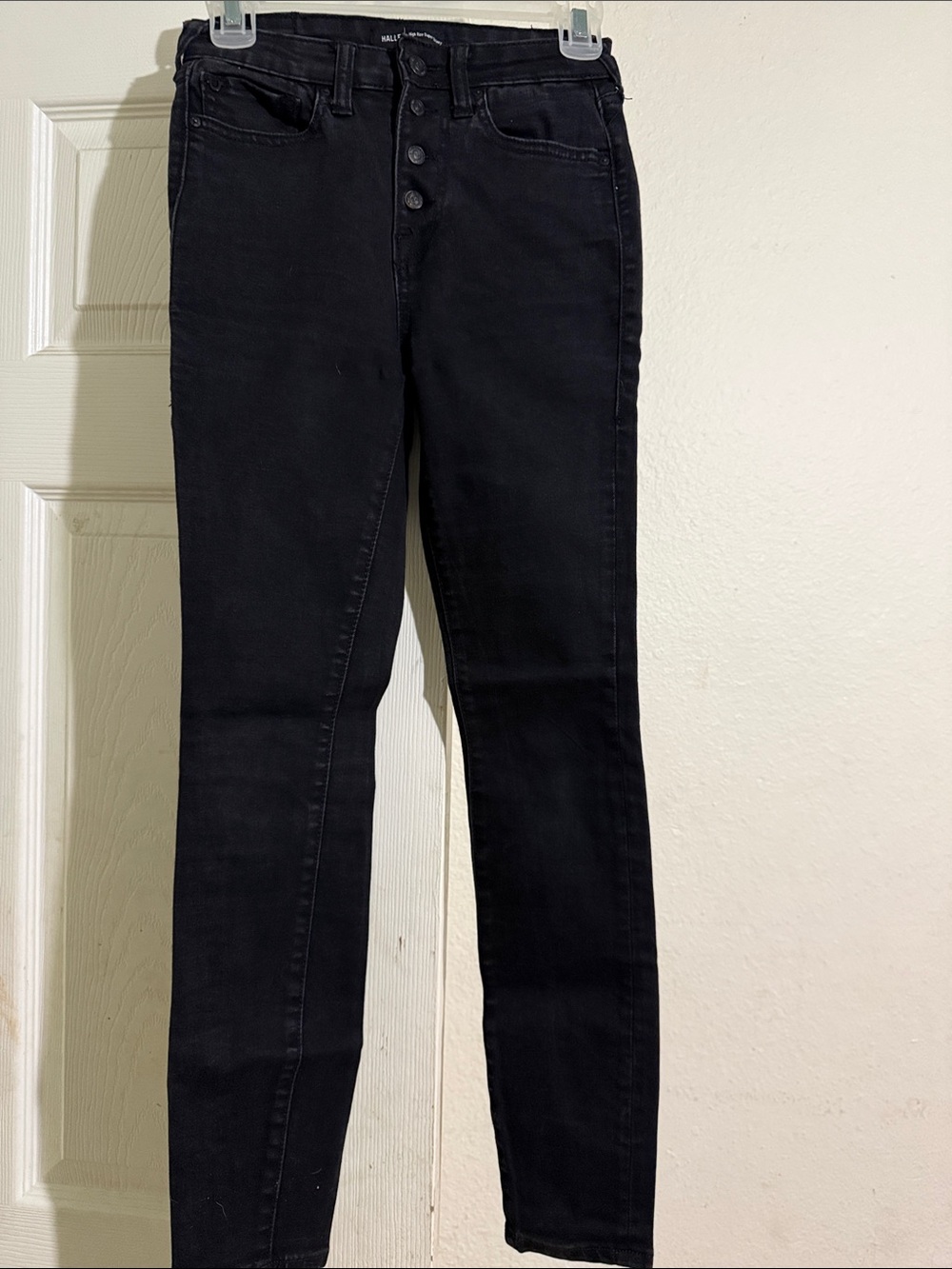 True Religion Women's Skinny Jeans in Black Denim